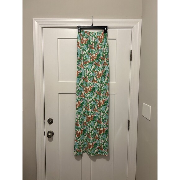 Lilly Pulitzer Strapless Jersey Knit Maxi Dress Size XS Colorful Beach Casual - Picture 6 of 6